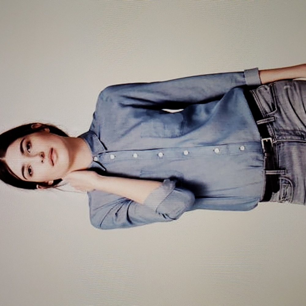 Loft Petite Chambray Shirt